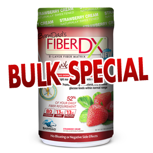 BarnDad Strawberry Fiber shake