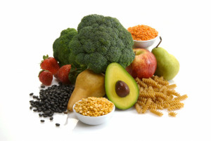 Assortment of High Fiber Foods